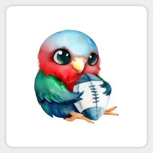 Lucky Rugby Fijian Parrot Sticker